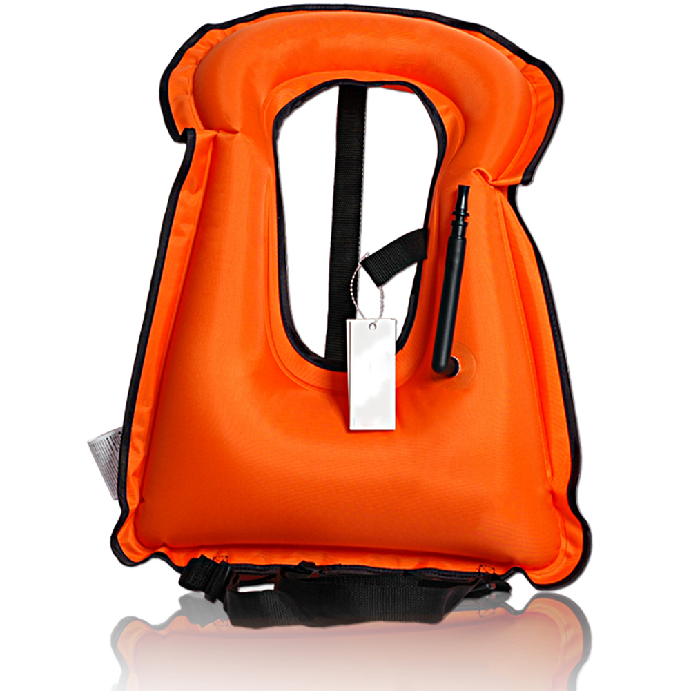 Inflatable Lifevest Brightcolored Safety Lifejacket Buoyancy Vest