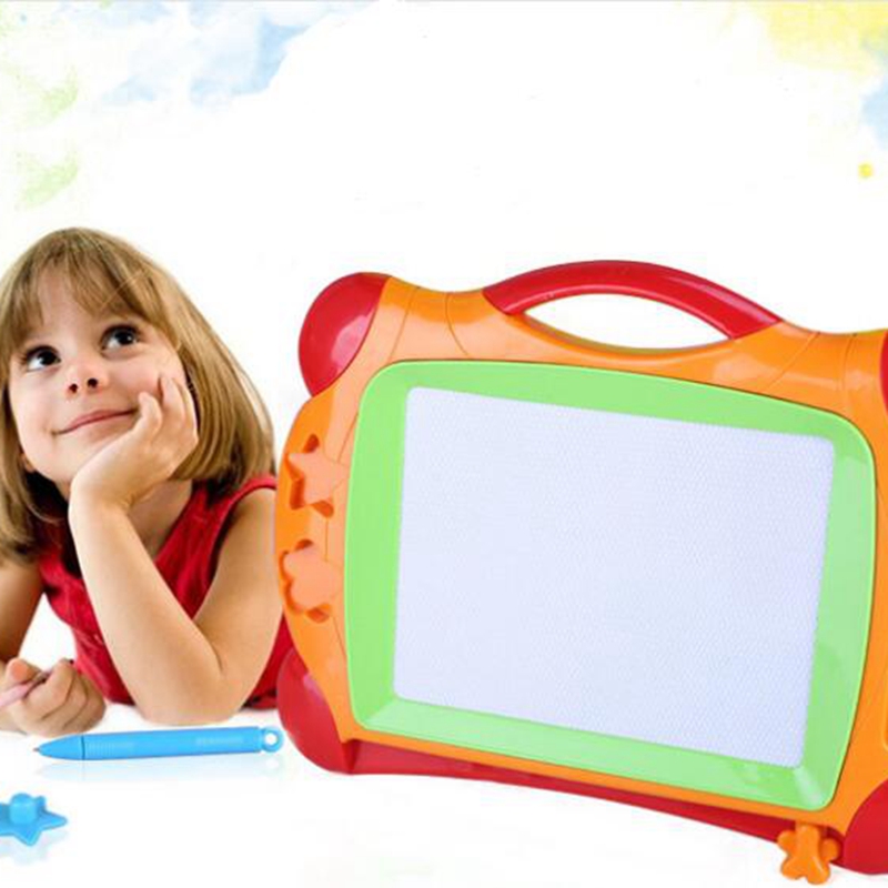 Big Color Magnetic Drawing Board Easy Writer Doodle Pad Kids Boy Girl Toy Gift