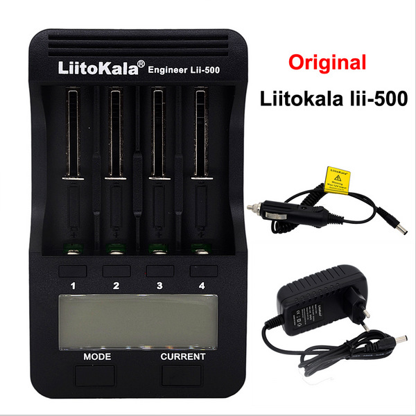 liitokala lii-500 液晶ディスプレイ 18650/26650 充電器 リチウムバッテリ充電器