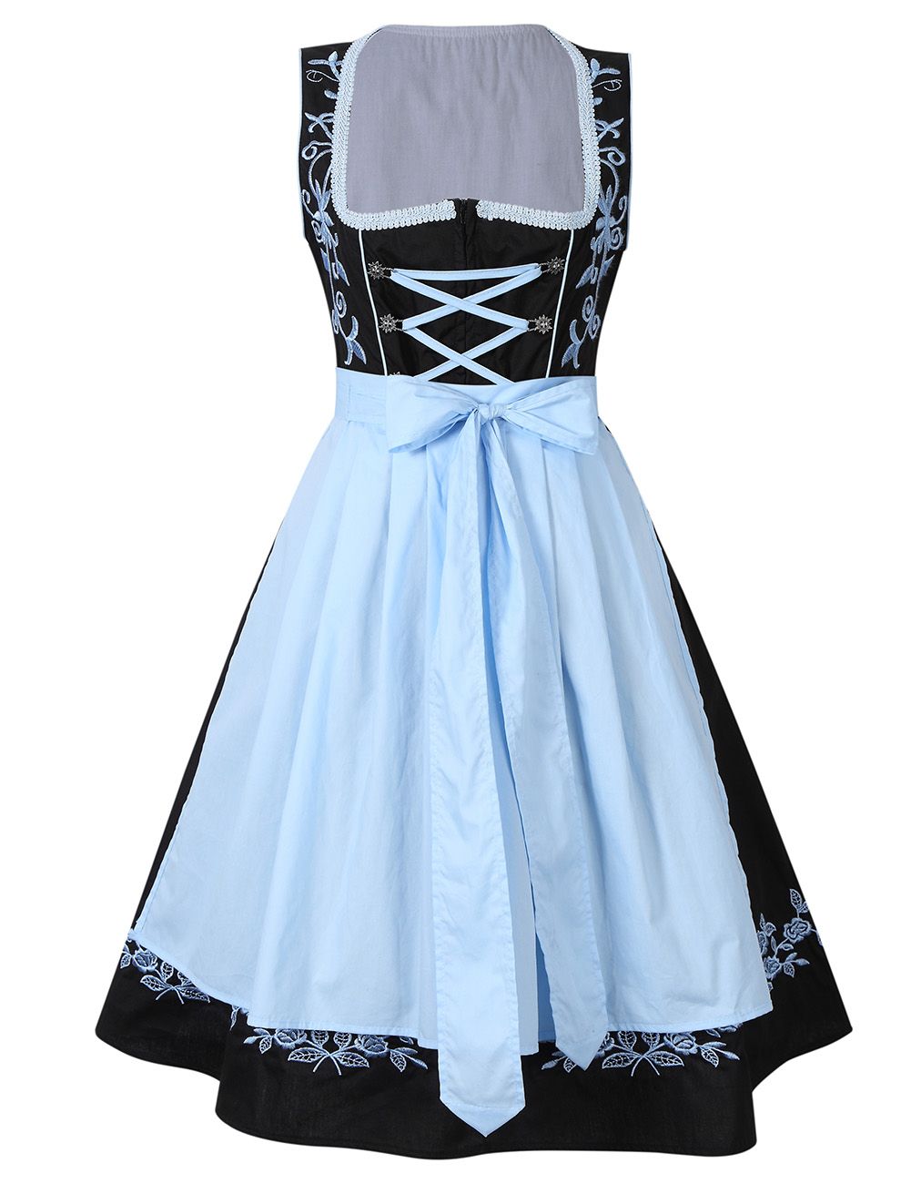 3Pcs Womens Traditional Bavarian German Classic Dirndl Dress 105840 ...