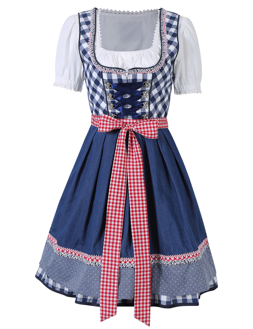 Cheers Traditional German Oktoberfest Dirndl Fancy Dress
