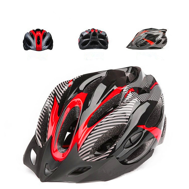Adjustable Bicycle Helmet Carbon Hat MTB Road Bike Men Women Children
