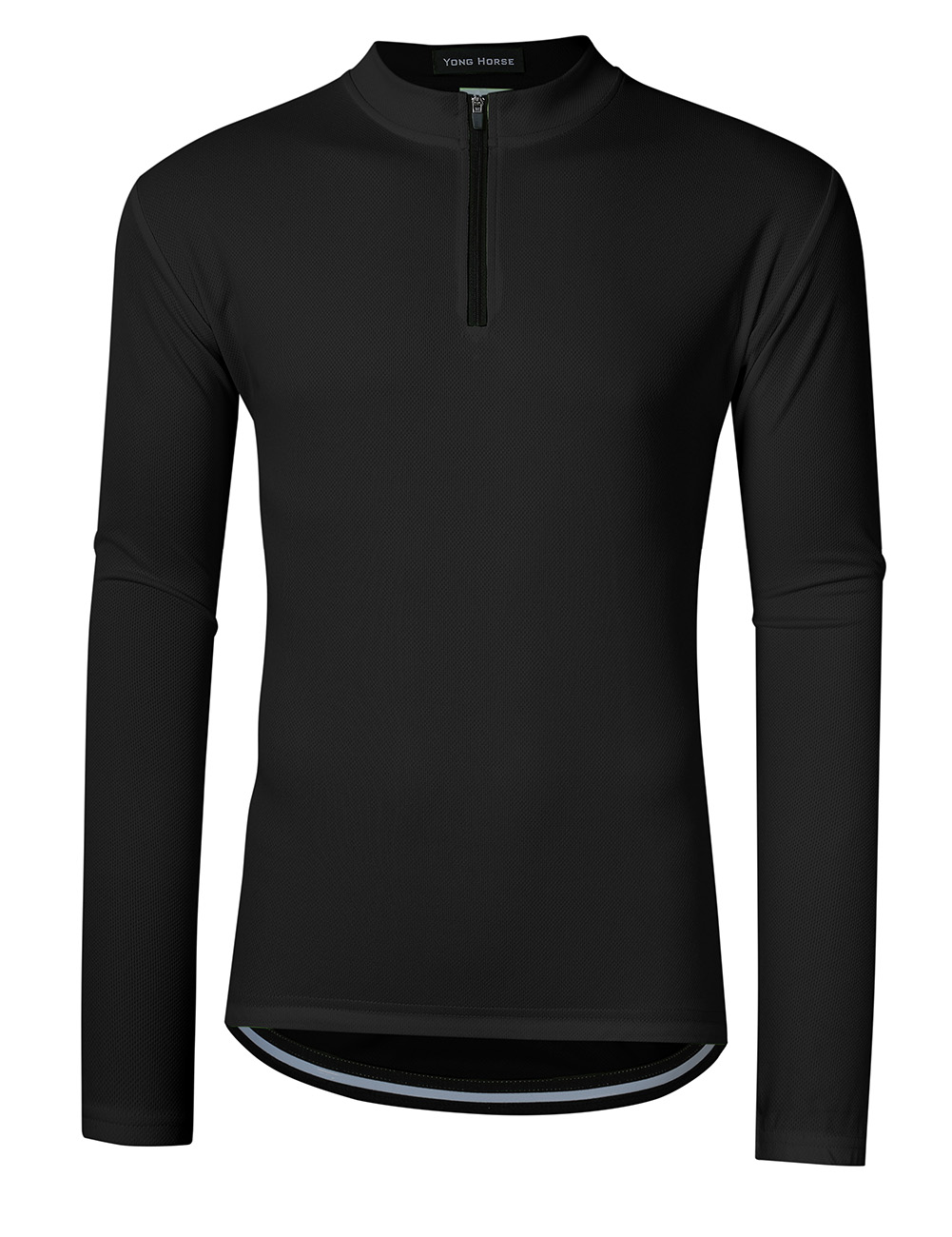 Download Men's Long Sleeve Cycling Jersey Quick Dry Bike Biking Shirt Sports Tops Black S | eBay