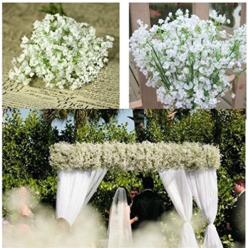 花びらを保持する花嫁花嫁の花束花婚礼花束、フラワーアレンジメント、家の装飾など（10個）