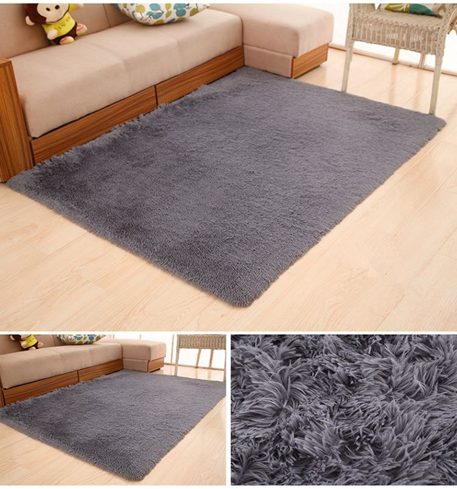 Shaggy Rugs Carpet Living Room Bedroom Area Rug Soft Fluffy Large Rug Home Decor | eBay
