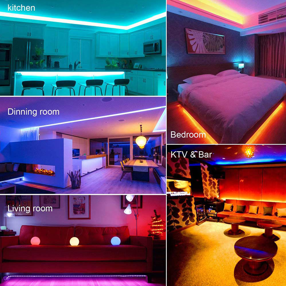 Details About Remote Led String Strip Color Changing Lights Lamps Indoor Room Home Decor Us
