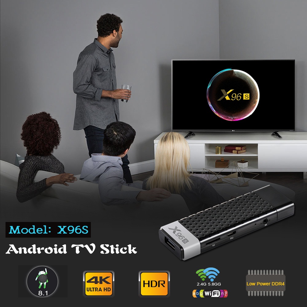 X96S Amlogic S905Y2クアッドコア アンドロイド8.1 テレビボックス 2.4G/5.8G Wifi 4K HD テレビ メディアプレーヤー