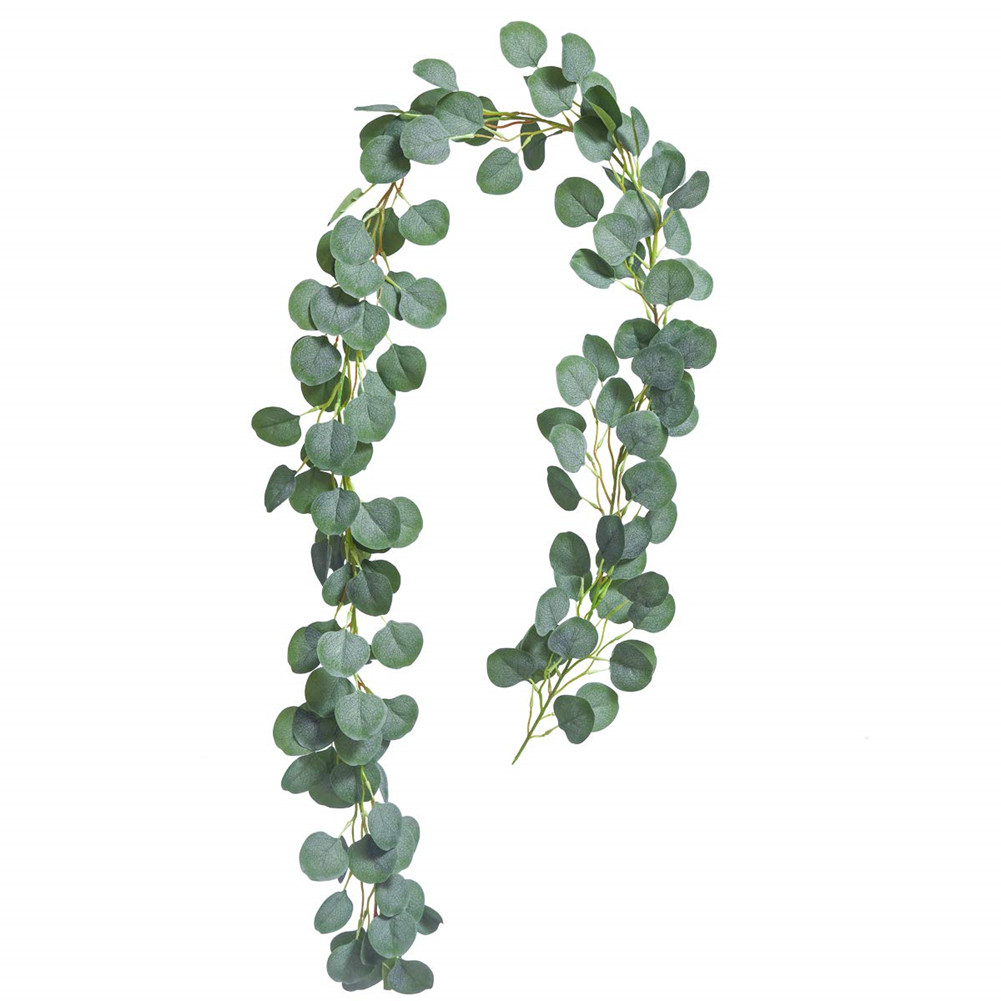 Artificial Eucalyptus leaves Garland Vine Wedding Greenery for Home