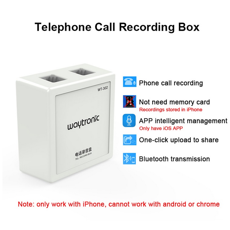 Landline Phone Call Recorder Voice Logger Automatic Telephone Recording