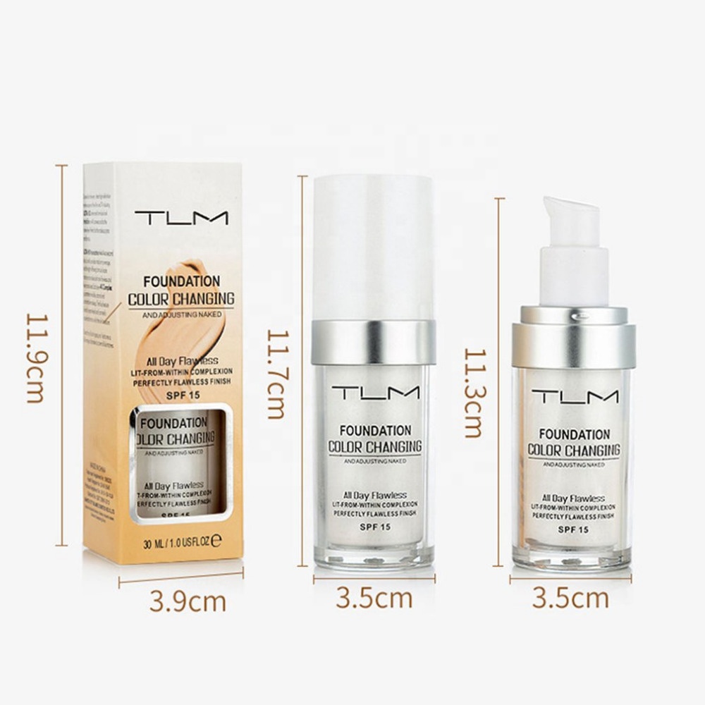TLM Flawless Color Changing Foundation Sunscreen Change Skin Concealer