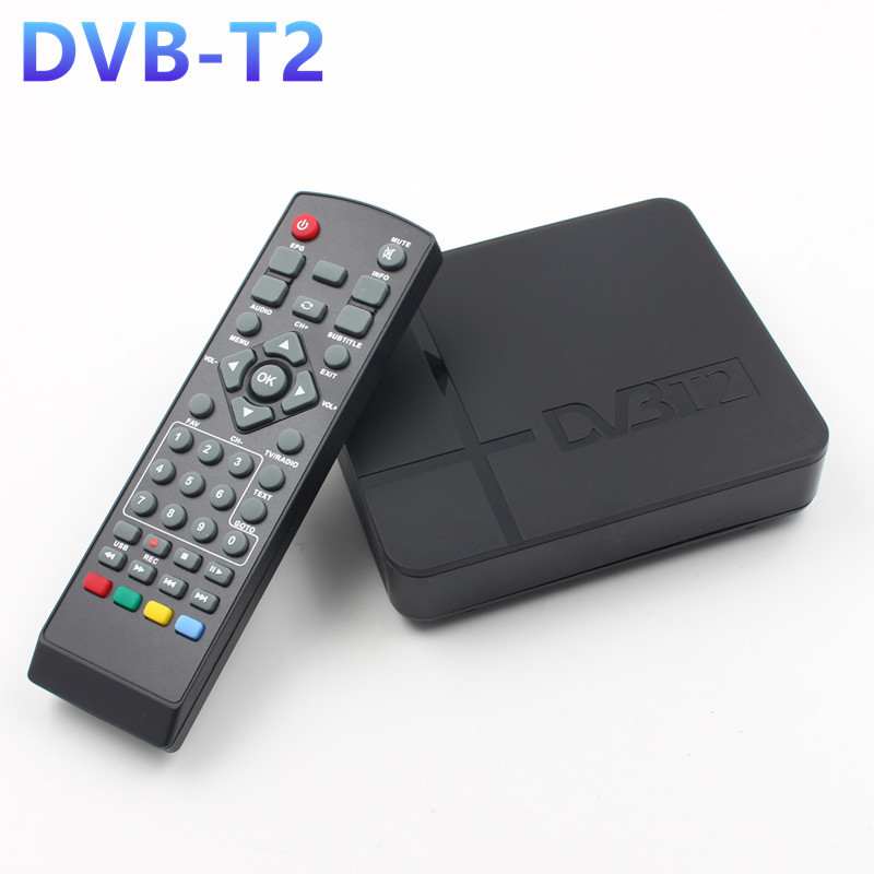 デジタル TVボックス リモコン付き ミニ HD DVB-T2 K2 WiFi 地上波 受信機
