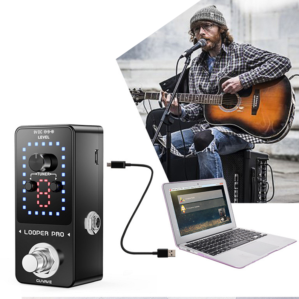LOOPER PLUS：48K、24ビットサンプリングレート、非圧縮のプロフェッショナルな高品質音色。 フルメタルケースとコンパクトでポータブルなデザイン。 9つの保管場所、無限トラックオーバーレイ、