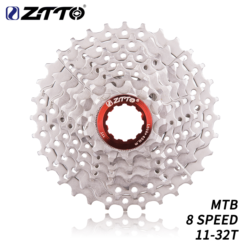 ZTTO 8スピード11-32T MTB自転車カセットマウンテンバイクスチール8s 8v K7フリーホイールフライホイール自転車部品