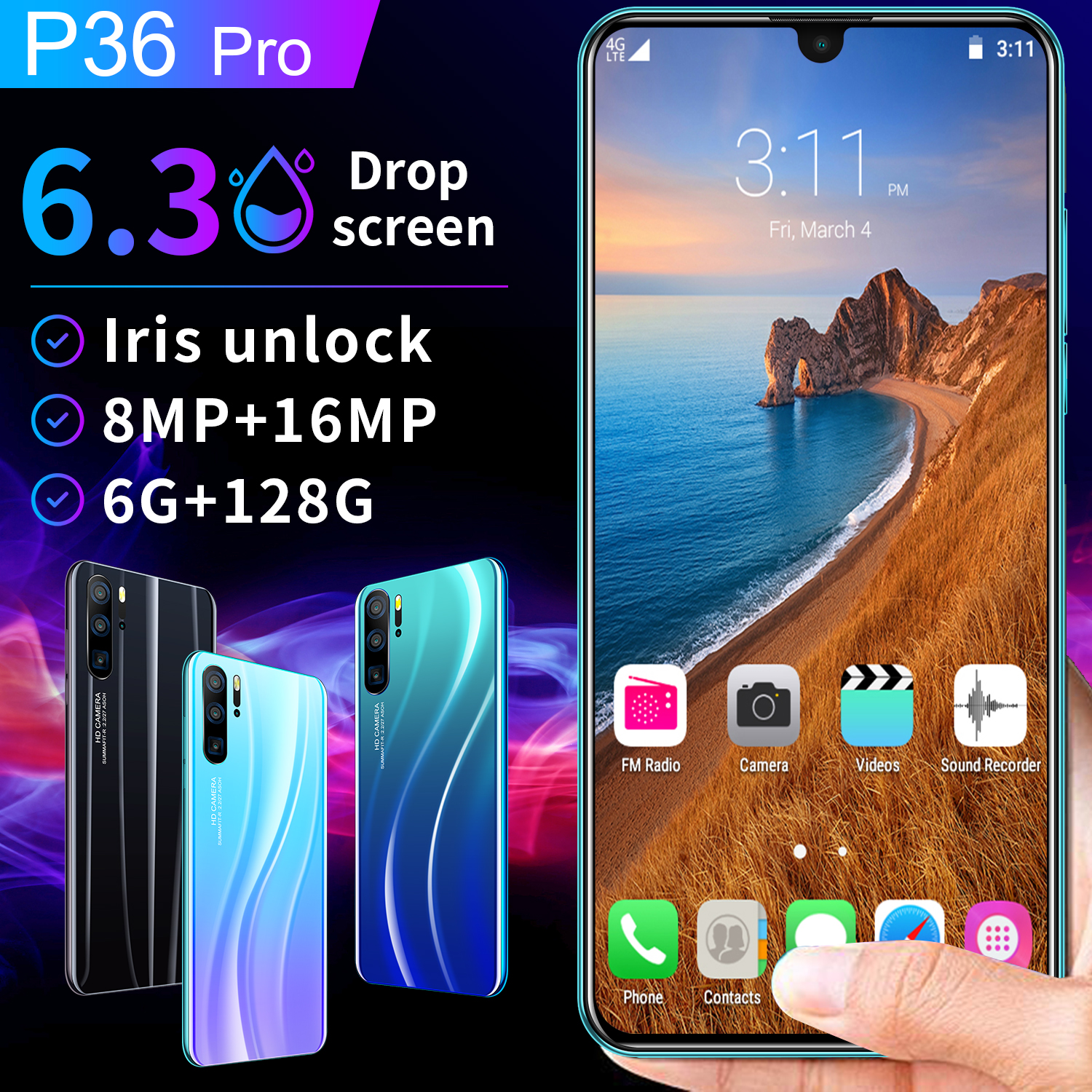 Телефон p36 pro обзор