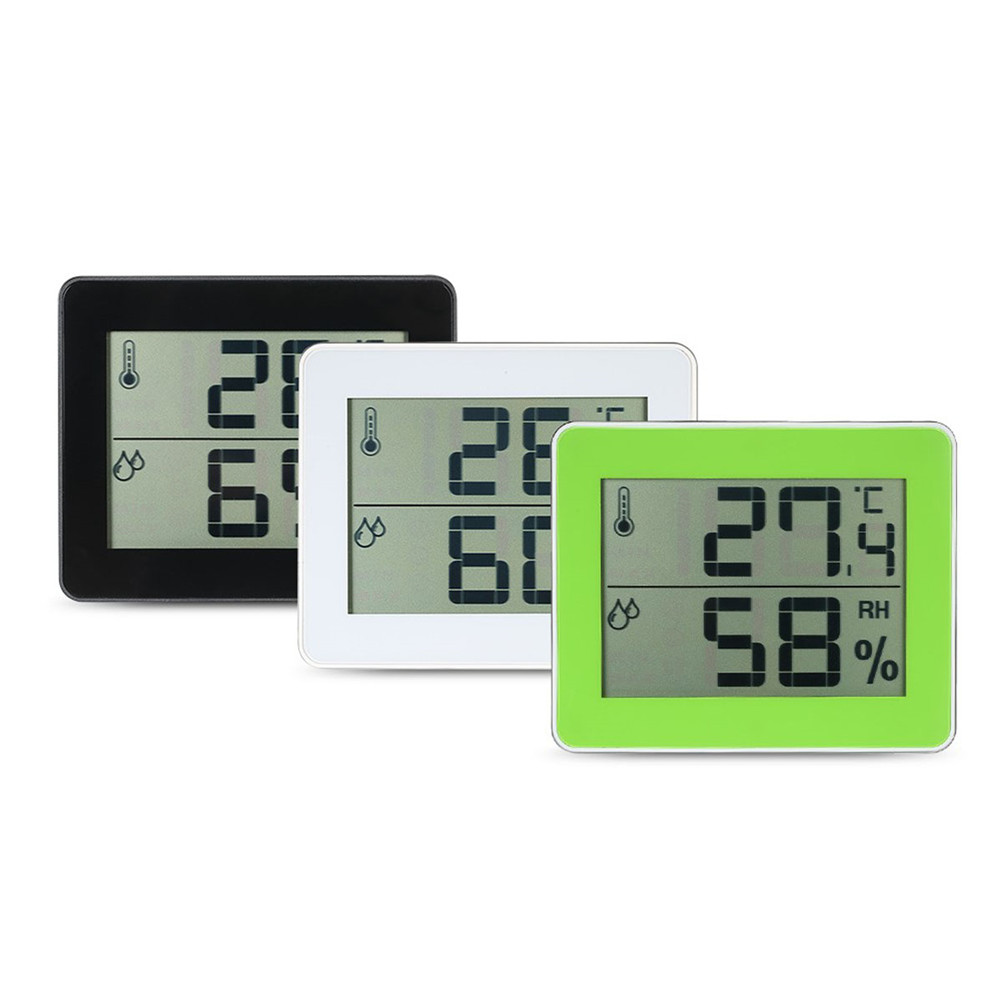 スマートLED Diaplayスクリーン湿度計デジタル温度計高精度屋内湿度計