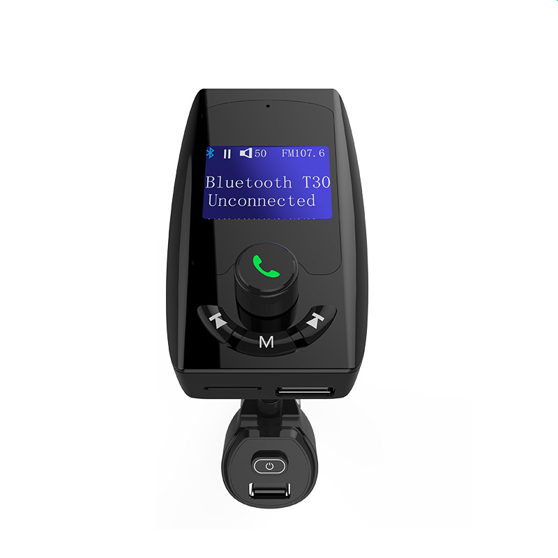 1.3インチUSB車Bluetoothハンズフリースマート充電器MP3プレーヤー