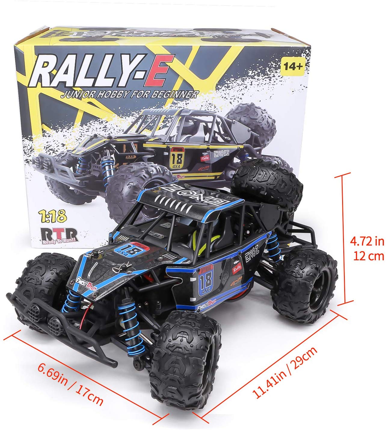 Sender Wltoys K989 1//28 2.4G 4WD Gebürstet RC Fernbedienung Rallye Auto RTR w
