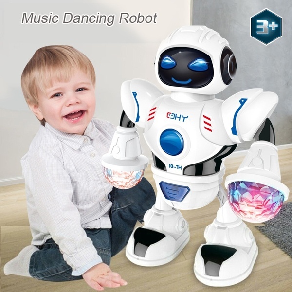 子供 ロボット おもちゃ 子供パズル LEDライト 音楽 ダンス 玩具 ギフト