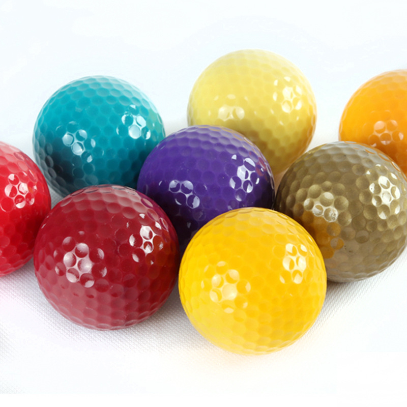 ゴルファーのためのカラフルなゴルフボール2層練習ボール