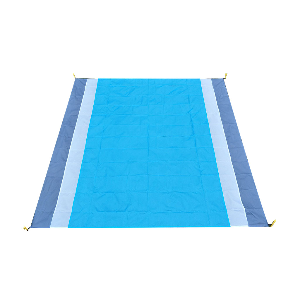 60/"x78/" Waterproof Picnic Blanket Outdoor Sand Beach Mat Pad Rug with Strap US