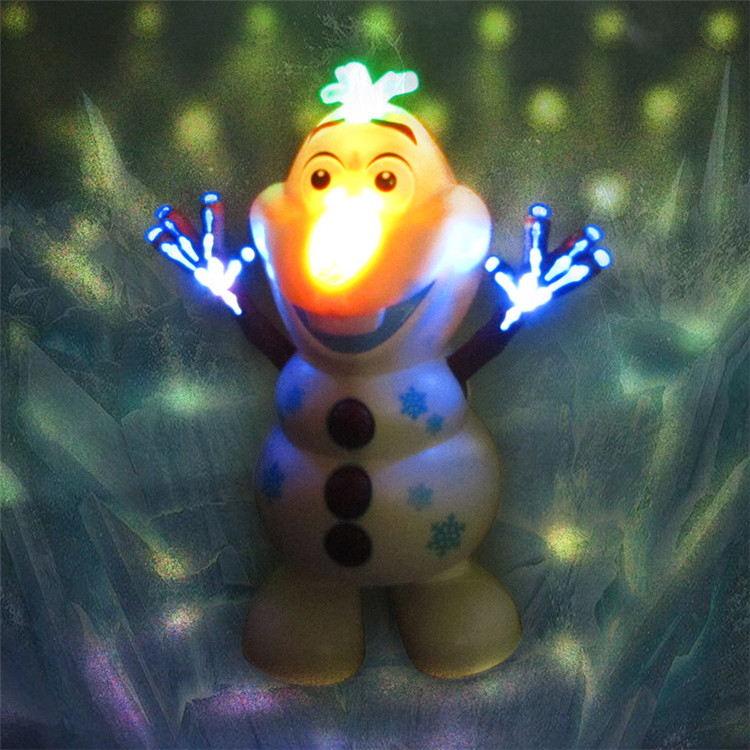 Tanzen Schneemann Olaf Musikalisches Spielzeug Winken Arme Weihnachtsgeschenk