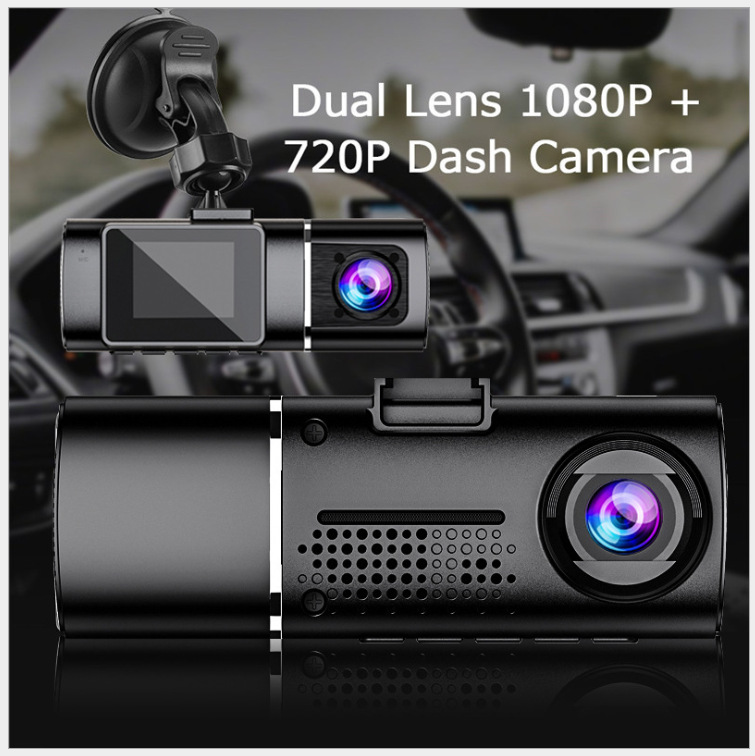 車の運転レコーダー 1080p フロントカー Dvr ビデオ レコーダー 赤外線ナイト ビジョン Hdr 技術 重力センシング デュアル ダッシュ カメ