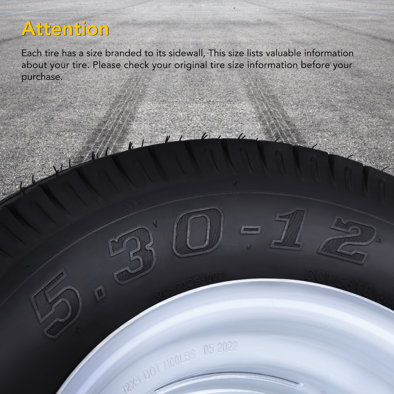 GAOMON Trailer Tire Image 2