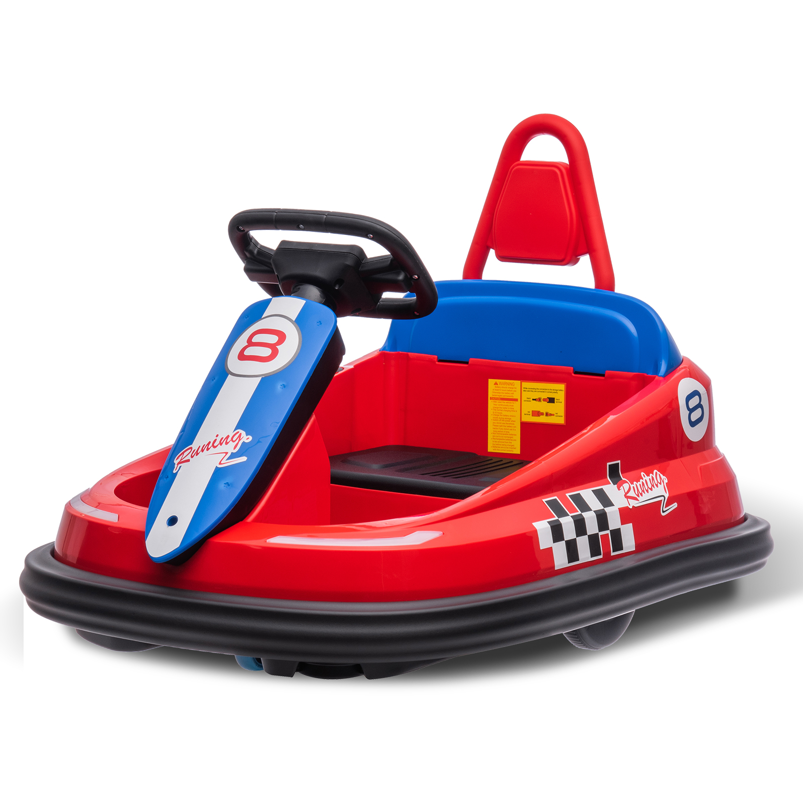 6V Kids Electric Ride On Toys 2 Mph Max Speed Steering Wheel 360 Degree Spin - Picture 12 of 17