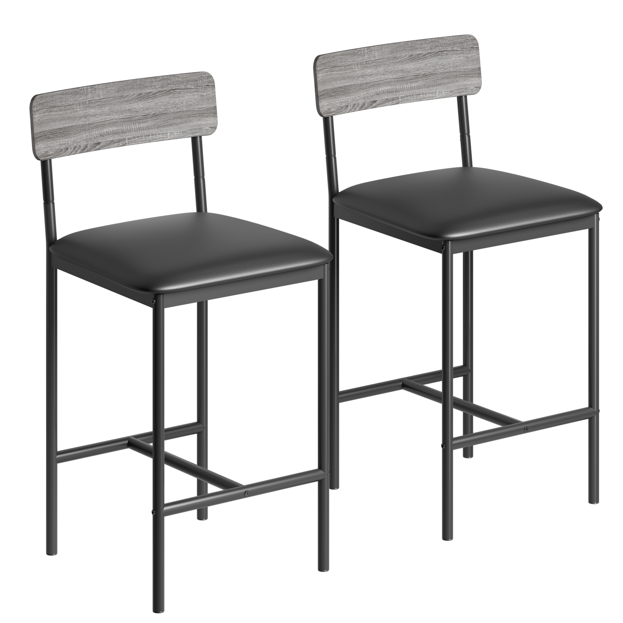 3 Piece Modern Kitchen Table Set, Dining Room Table Set for 2 with Upholstered