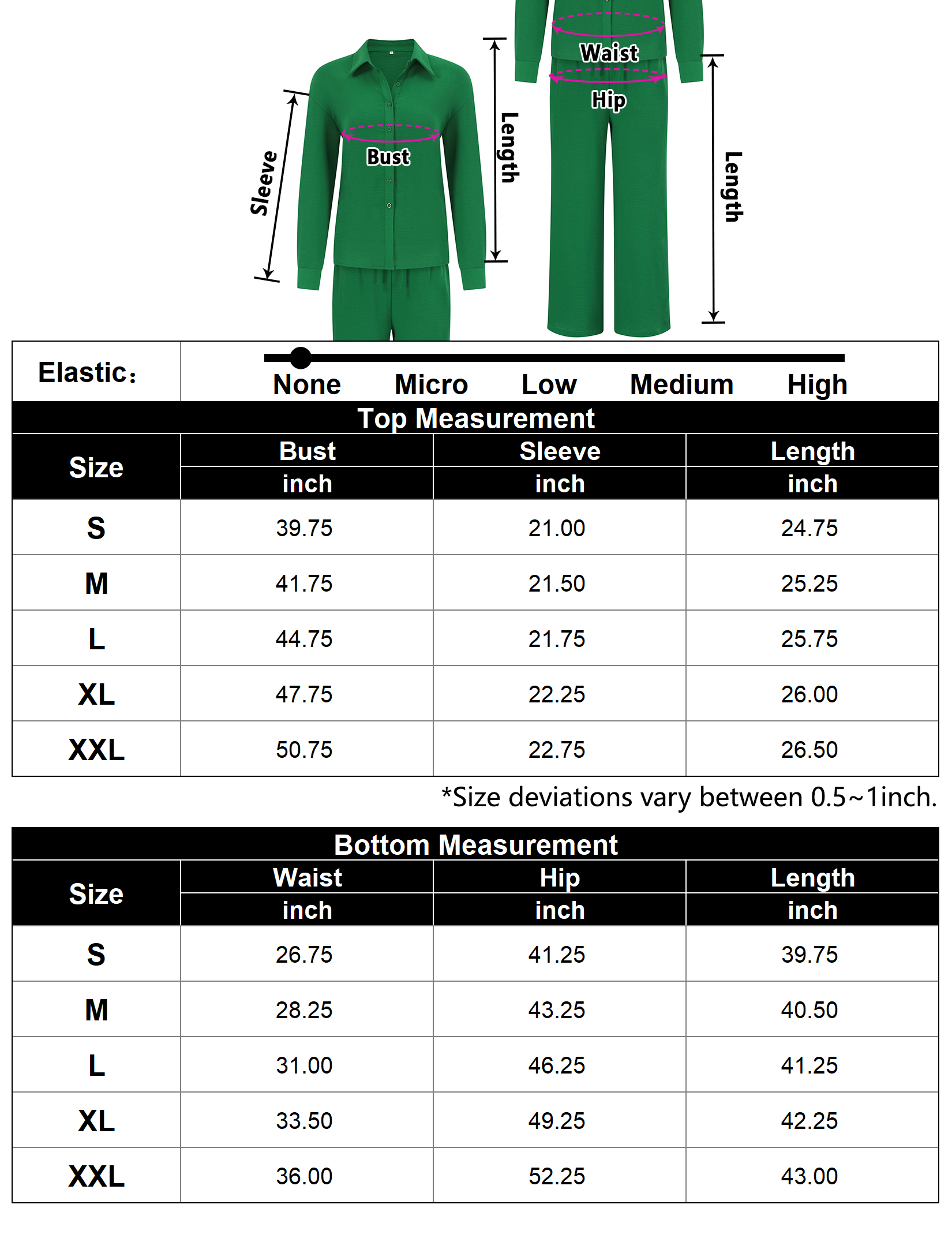 Women's 2 Piece Outfits Wide Leg Pant Sets Long Sleeve Button Down Shirt lounge - Picture 8 of 18