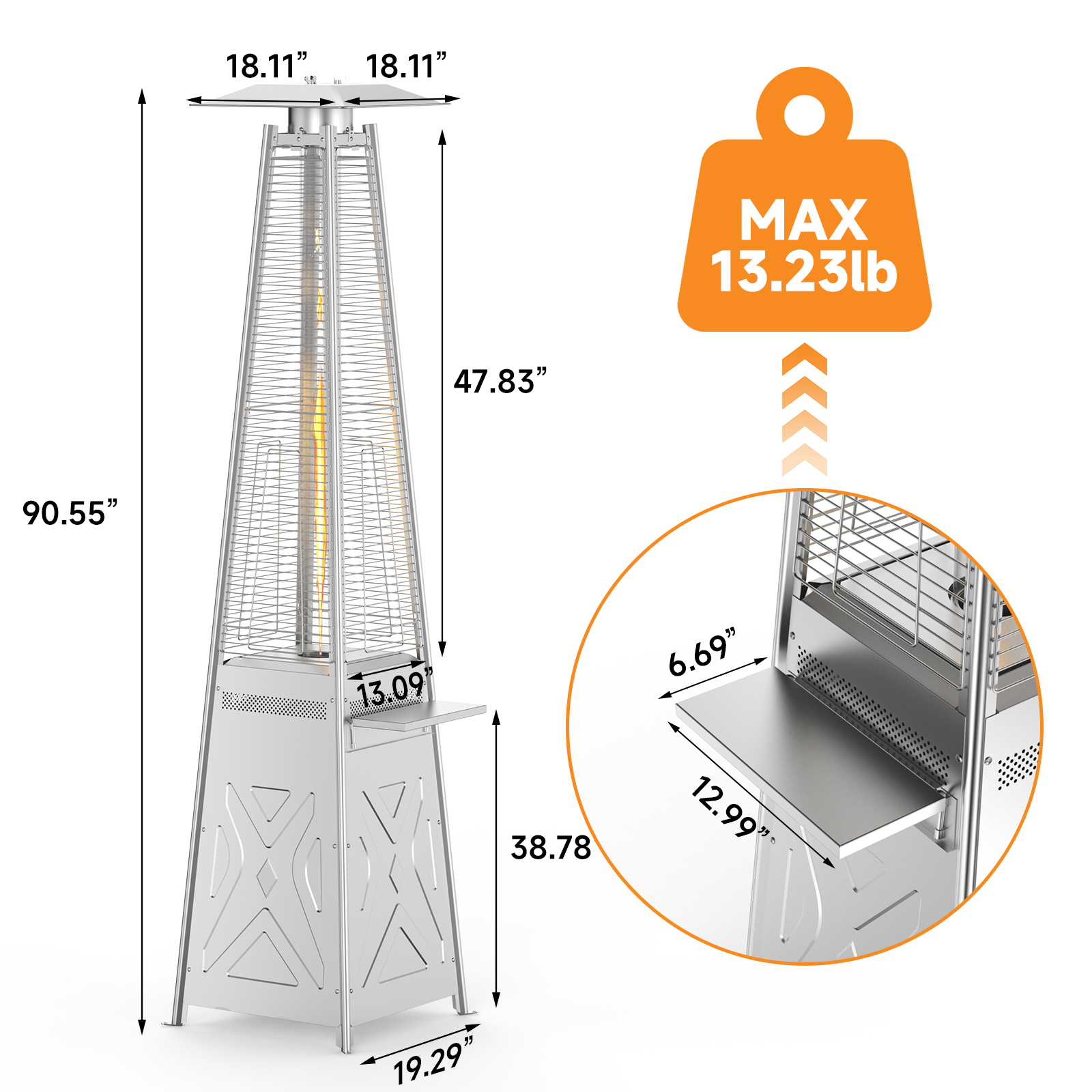 Durable Stainless Steel Construction