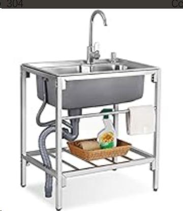 11 Type Of Steel Preparation Sink for Garage, Workshop, Restaurant, Laundry, Bar - Picture 30 of 31