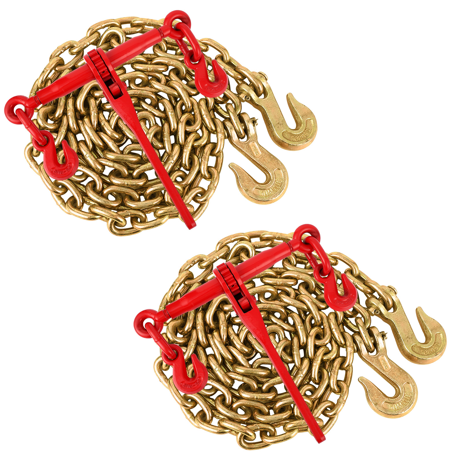 Chain Binder Ratchet Load Binder 5/16-3/8" / 3/8"-1/2" Chain 1/2 Pack with Hook - Picture 11 of 13