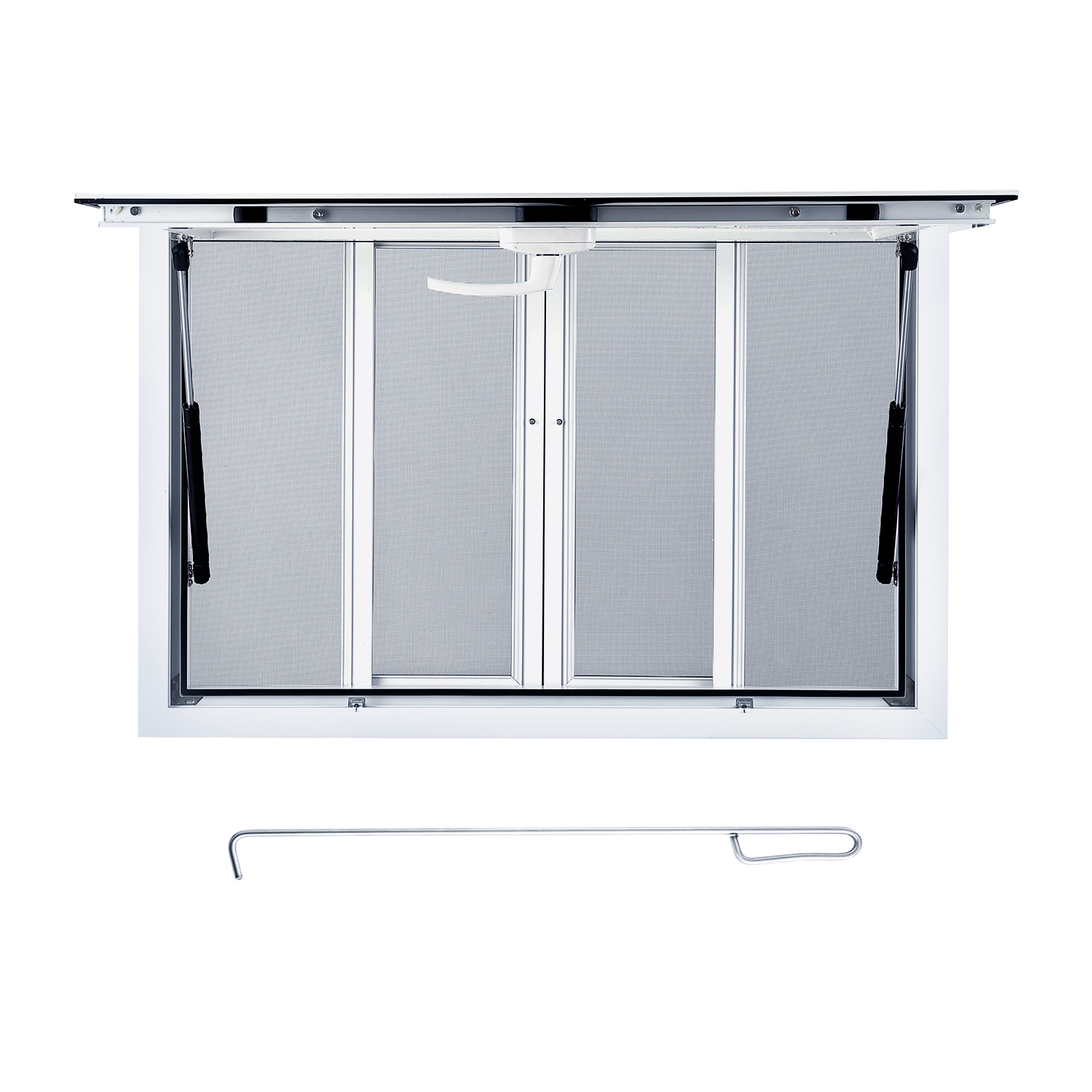 Concession Window 36x 24" /36x36'' Serving Window w/4 Horizontal Sliding Screen