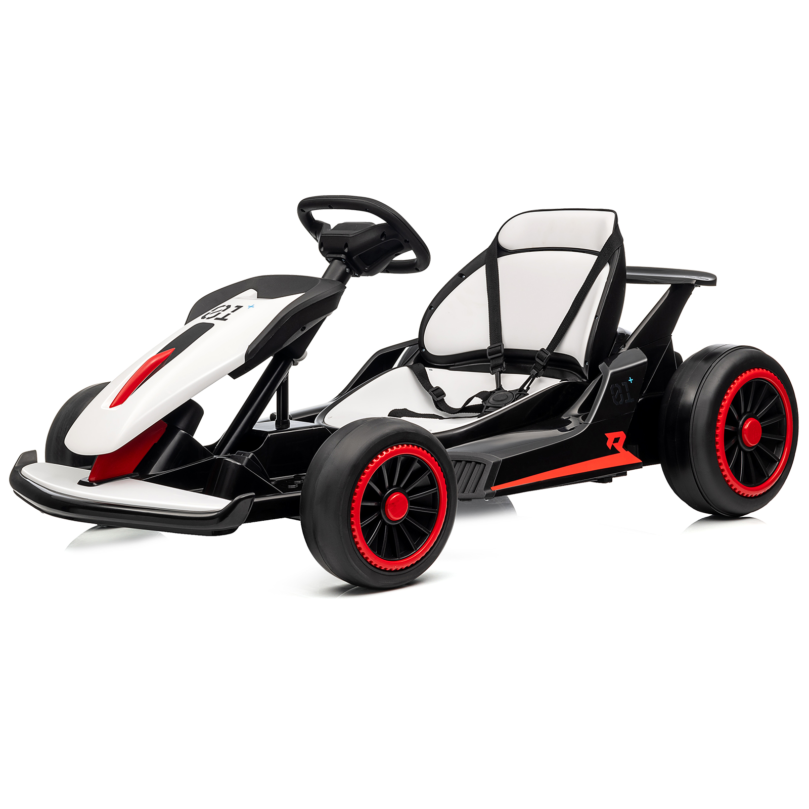 24V Go Kart for 6-12Y Kids, 2 Speed Available, Drifting, Music, Load 110lbs - Picture 10 of 14