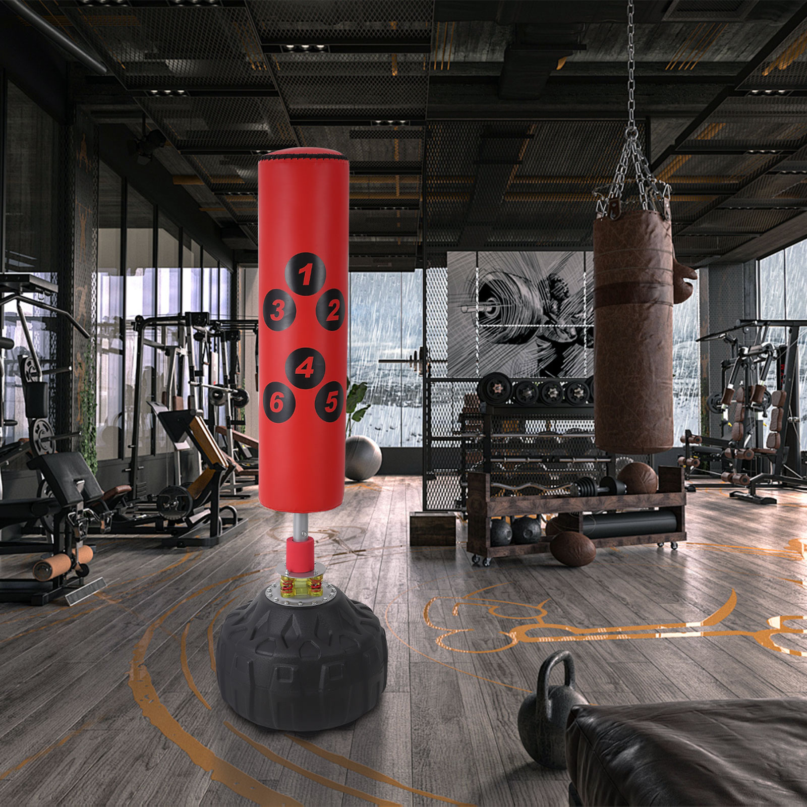 Boxing Gym Room Punching Bag Boxing Ring Gym With Punching Bag