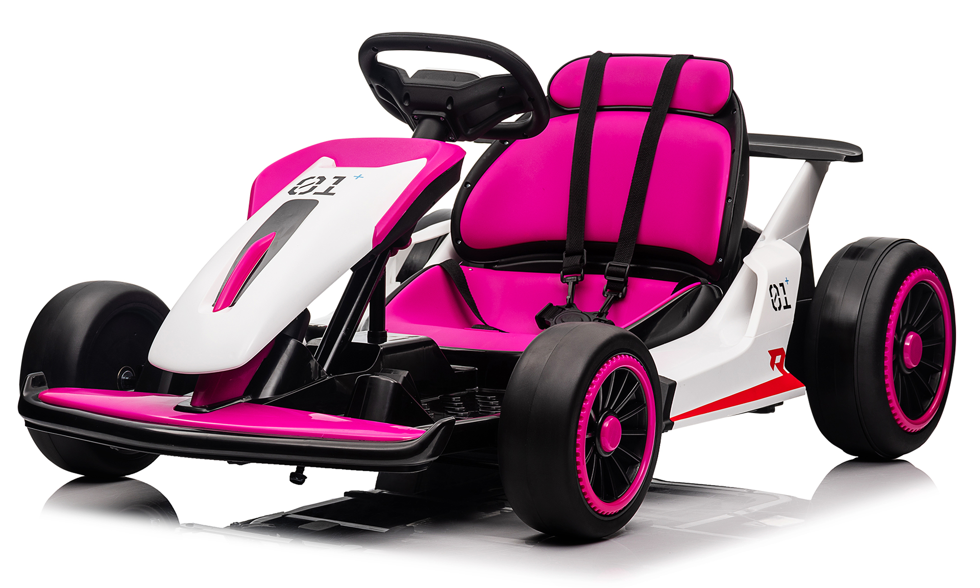 24V Go Kart for 6-12Y Kids, 2 Speed Available, Drifting, Music, Load 110lbs - Picture 12 of 14