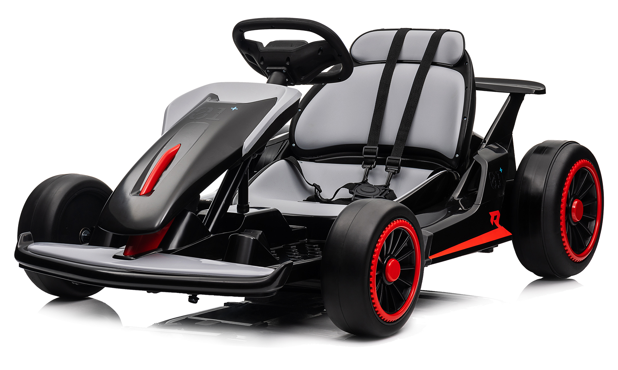 24V Go Kart for 6-12Y Kids, 2 Speed Available, Drifting, Music, Load 110lbs - Picture 13 of 14