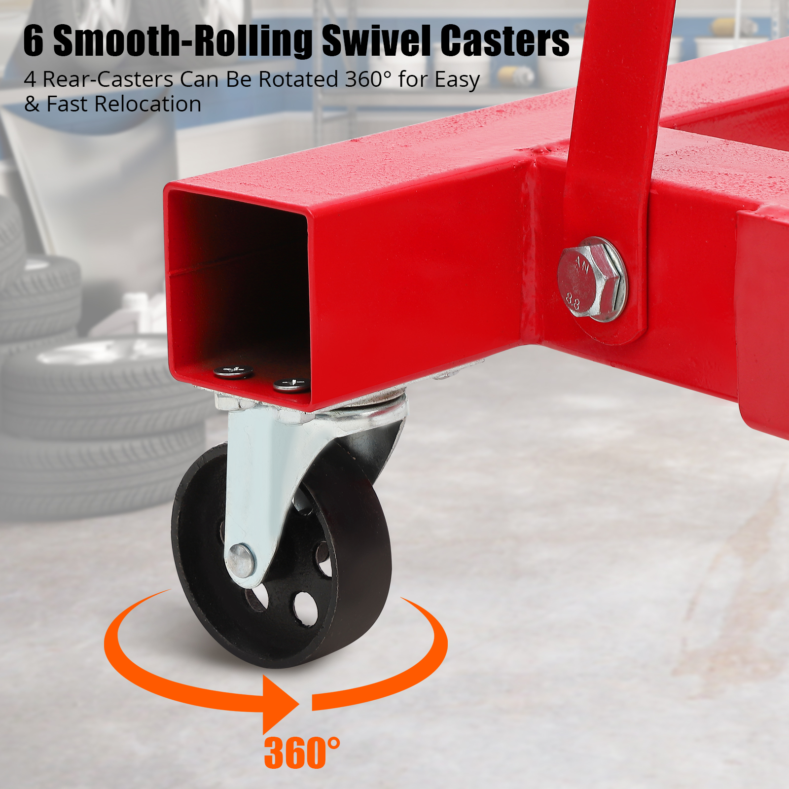 2 Ton Heavy Duty Engine Hoist Cherry Picker Workshop Crane Load Lift Tool