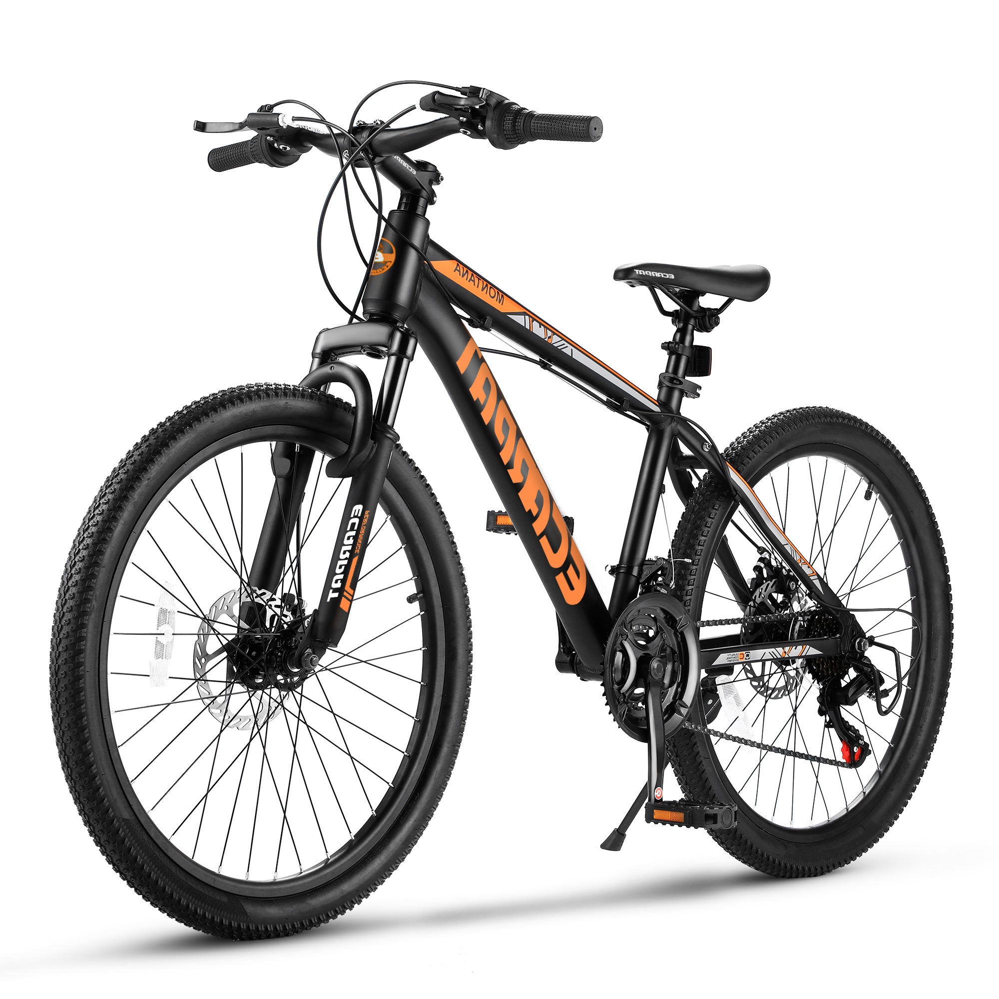 24 Inch Mountain Bike Aluminium Frame 21-Speed Trail Commuter City Mountain Bike