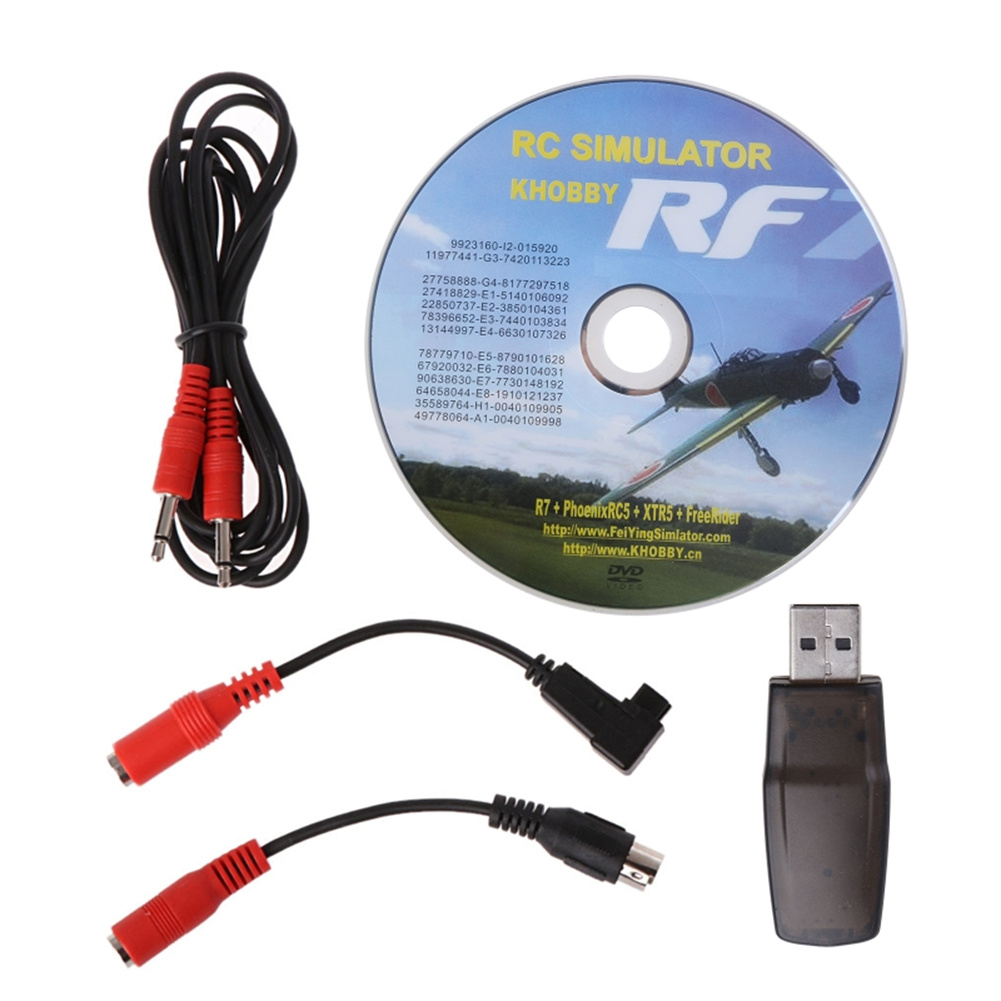 RC シミュレーター 22 In 1 RC USB シミュレーター ケーブル付き G7 フェニックス 5.0 Aerofly Xtr Vrc Fpv レーシングに対応