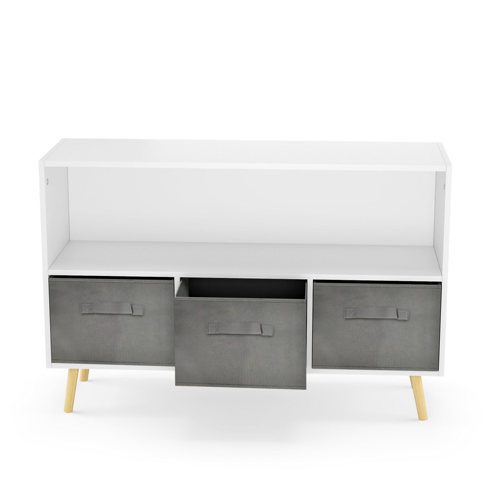Kids Storage Organizer Bookshelf With  Drawers For Playroom Bedroom Living Room