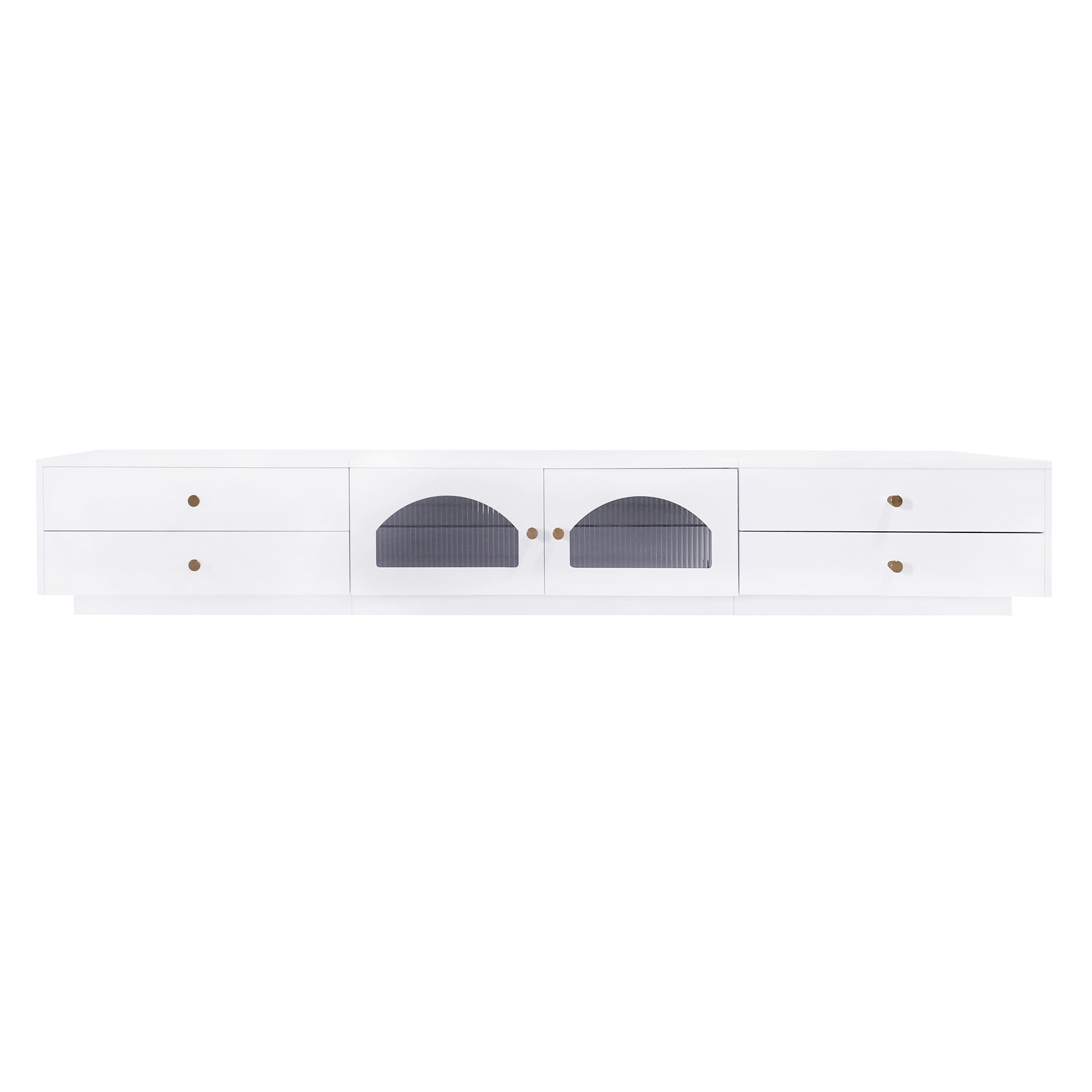 86'' Modern TV Stand Cabinet Media Console Entertainment Center For Living Room