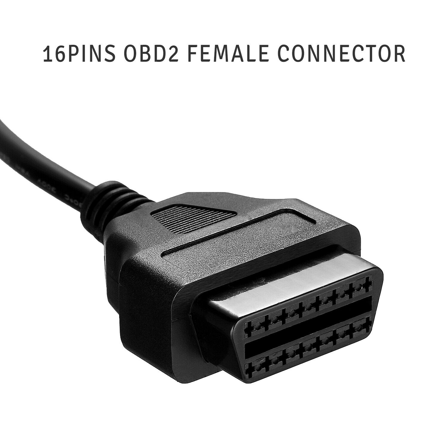 Câble adaptateur de convertisseur OBD2, 12 broches, 1 à 16 broches, pour Scanner de Diagnostic, pièce de rechange pour accessoires électroniques de voiture Gm