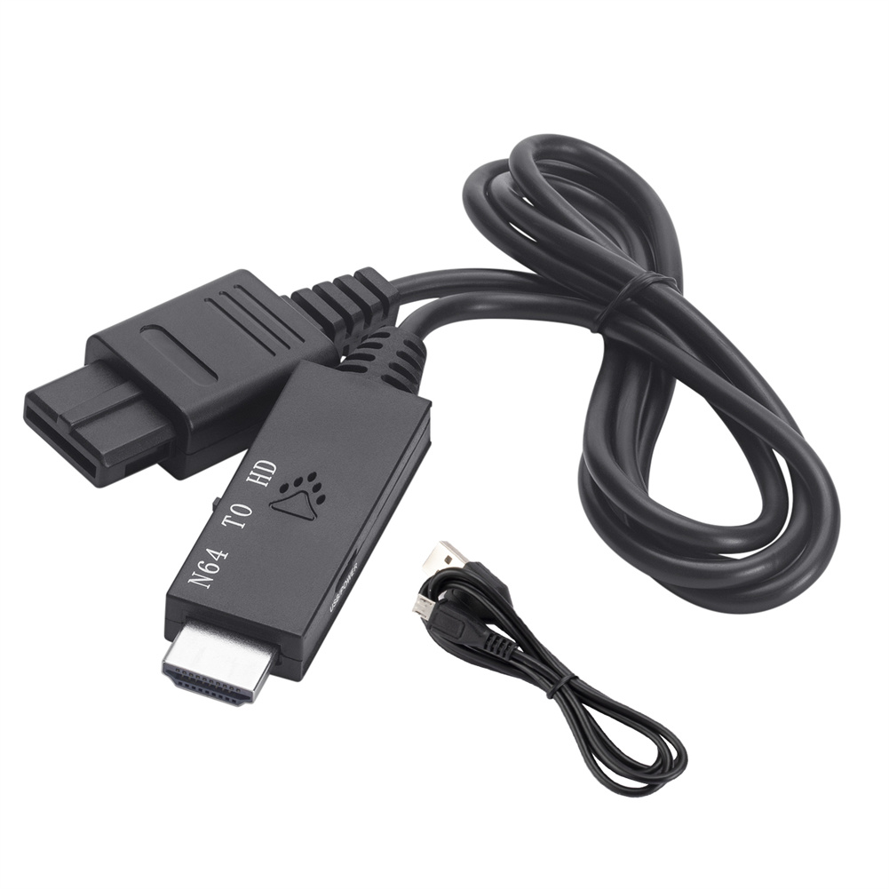 N64/SNES/NGC/SFCと互換性のあるHDMI対応アダプタケーブル - HDMI対応ゲームコンソールコンバータ