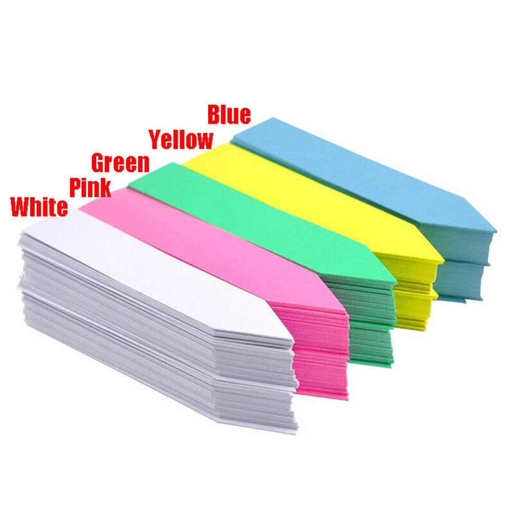 Description Picture 2 of item100pcs Plastic Plant Labels Nursery Garden Stake Tags Garden Labels Waterproof Plant Tags Plant Markers for Gardeners Greenhouse
