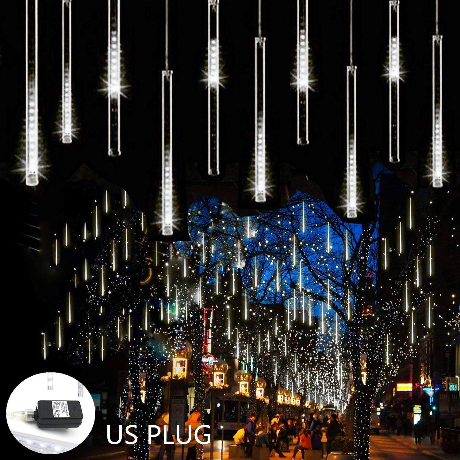 8pcs Led Meteor Shower Light Falling Rain Drop Icicle Snow Xmas Tree Details About 8pcs Led Meteor Shower Light Falling Rain Drop Icicle Snow Xmas Tree String Lamp