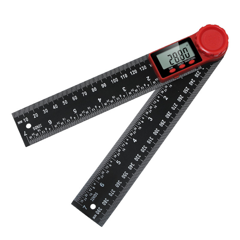 7in" 2 in1 Digital LCD Protractor Angle Finder Ruler for Crown Trim Woodworking☃ 