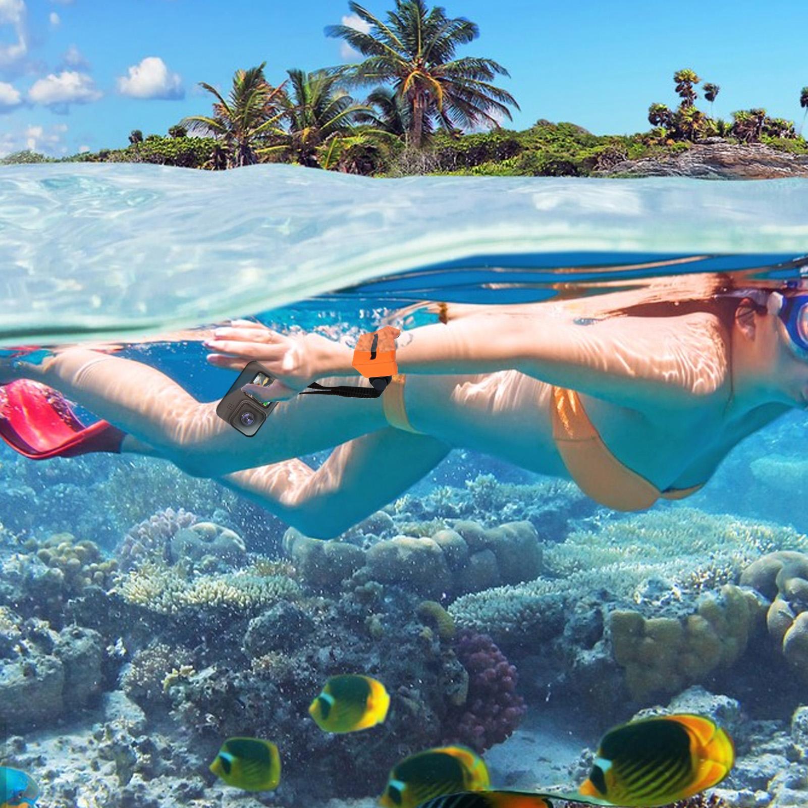 Description Picture 3 of itemUnderwater Camera Wrist Strap Universal Float Foam Floating Wristband Hand Grip Strap For Cameras Cell Phone Waterproof Bag