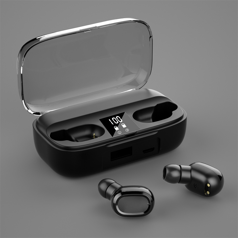 Tws ワイヤレス Bluetooth 対応 5.2 ヘッドホン 防水 スポーツ イヤホン タッチ コントロール ミニ ヘッドセット X9